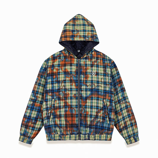 Plaid Quilted Psychedelic Jacket