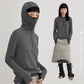 Neck Zip Hooded Ninja Sweatshirt - SS23
