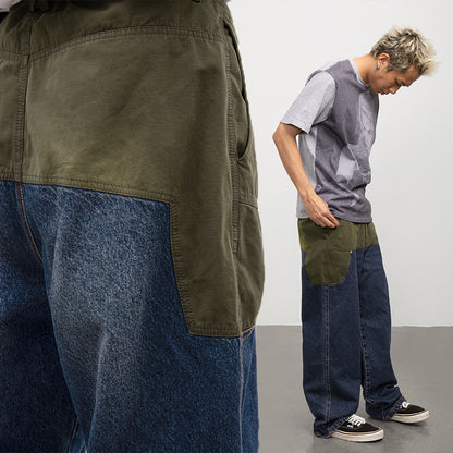 Distressed Tooling Denim Pants - AW22 CryingCenter